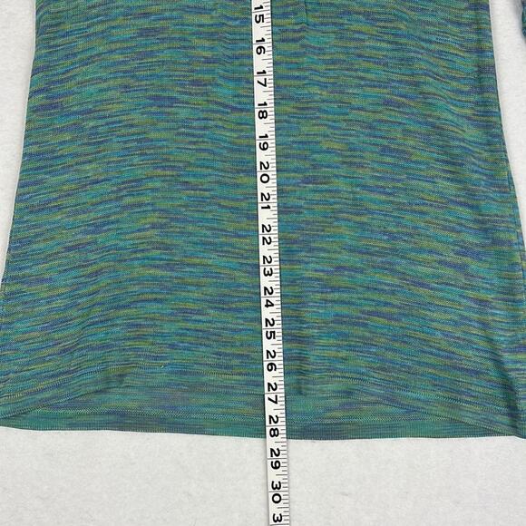 Sundance Women’s Ruched Space dyed Shirt Rayon Stretch SZ S Performance Gorpcore - Picture 5 of 9